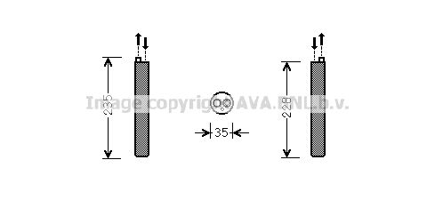 AVA QUALITY COOLING Kuivain, ilmastointilaite VWD297